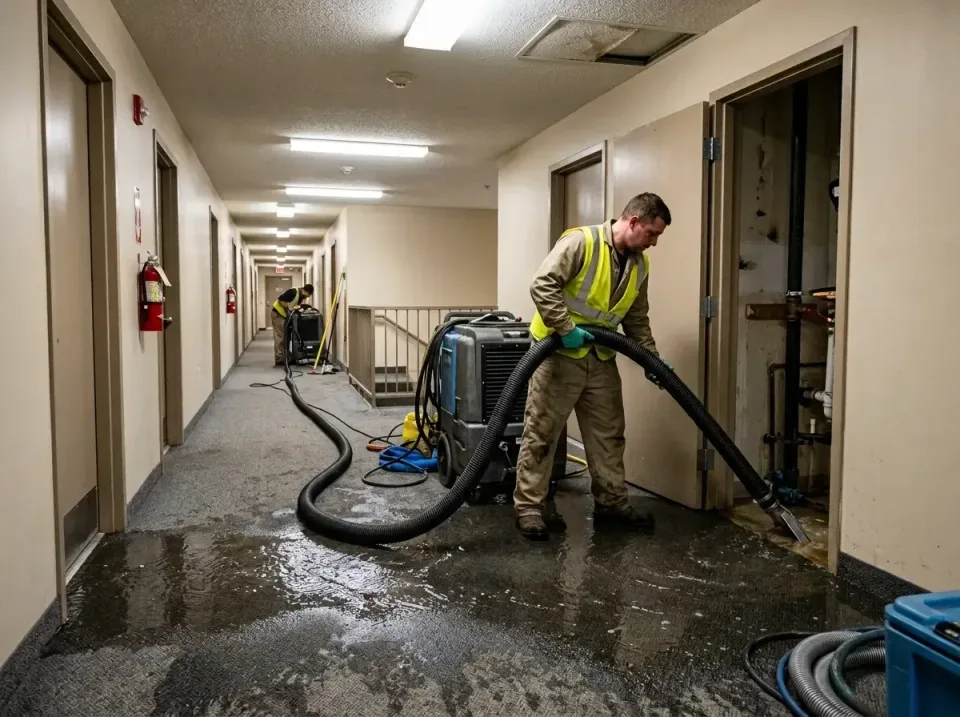 multi-unit-apartment-hallway-f-005 — frequently asked questions, Emergency Burst Pipe Water Extraction & Removal in Palmer R…